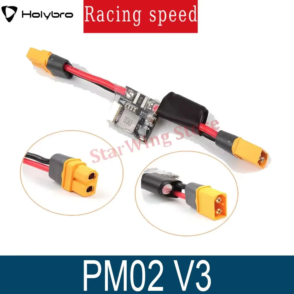 Holybro PM02 V3 Power Module 12S Power Distribution Board for APM Pix32 Pixhawk4 Flight Controller