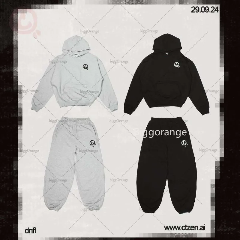 

Американский модный уличный ретро-комплект Y2K с буквенным принтом и большим логотипом, толстовка с капюшоном в готическом стиле Харадзюку, хип-хоп, панк, комплект спортивной одежды для пар