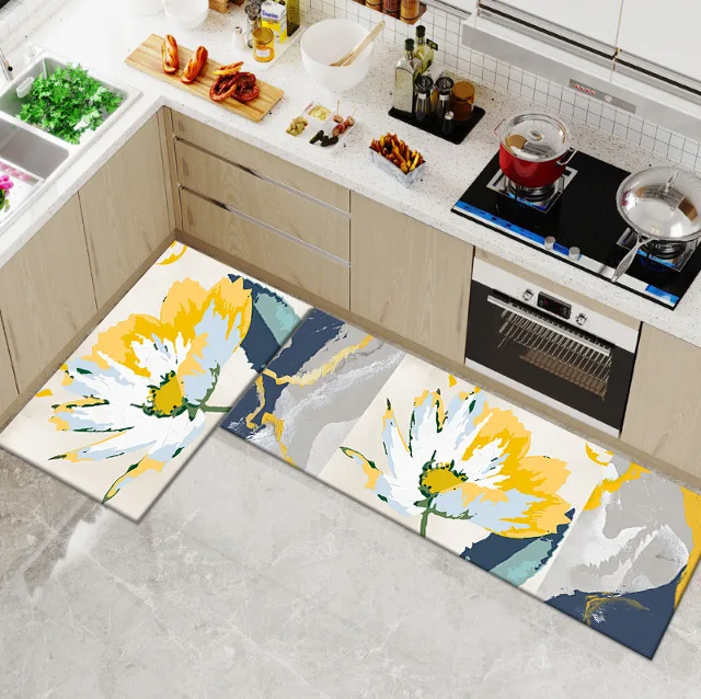 New Style Kitchen Mat Entrance Doormat for Living Room Rug Home Bedroom Floor Hallway Balcony Anti-Slip Carpet