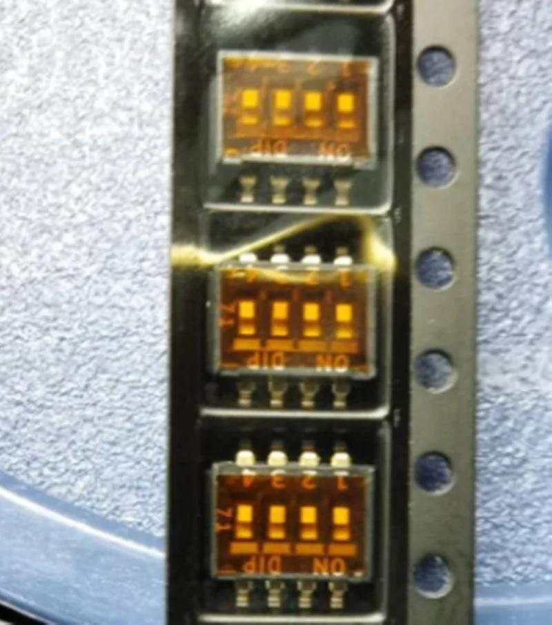 

DHN-04F-T-V-T/R Dial switch 4 bit Patch 1.27 spacing 4P