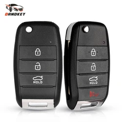 Dandkey For KIA K2 K3 K5 Ceed Rio Carens Cerato Sportage Optima Forte Flip Folding Remote Key Case Shell HYN14/HY18/TOY40 Blade