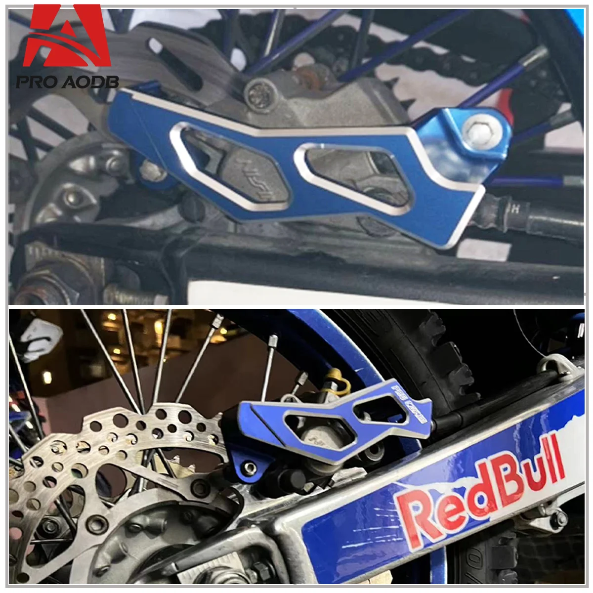 Rear Brake Caliper CNC Protector Guard Aluminum Cover Fit Yamaha YZ X FX 125-450 WR250R WR250X Motocross Upgrade Accessories ﻿