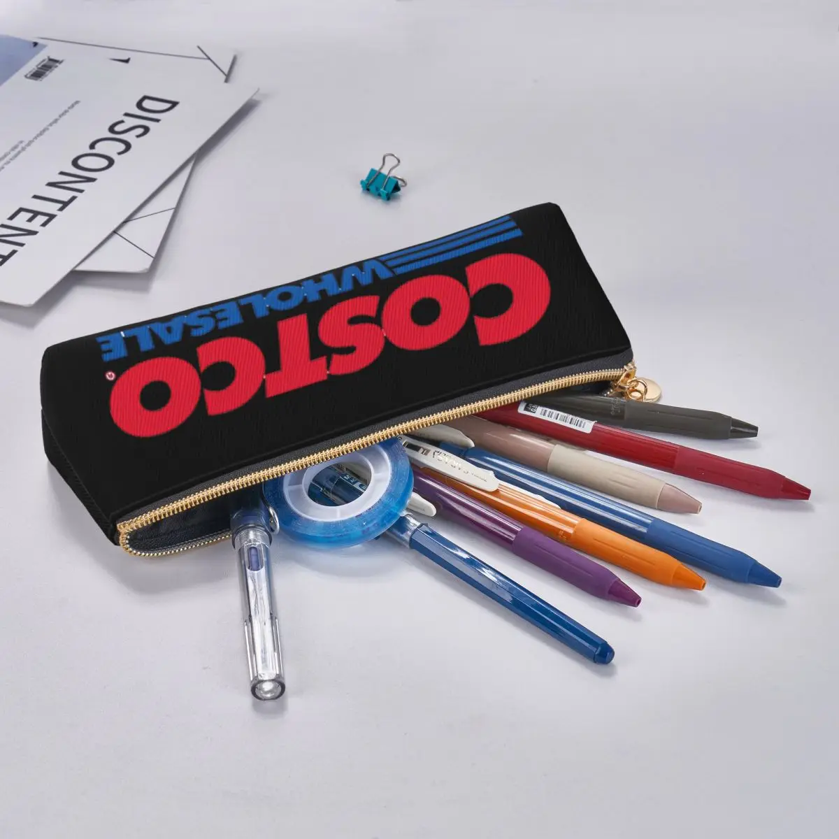 مقلمة City Costco Dreams مقلمة لتخزين أدوات مكتبية، صندوق أقلام بسعة كبيرة، حقيبة أقلام رصاص لمدرسة الأطفال