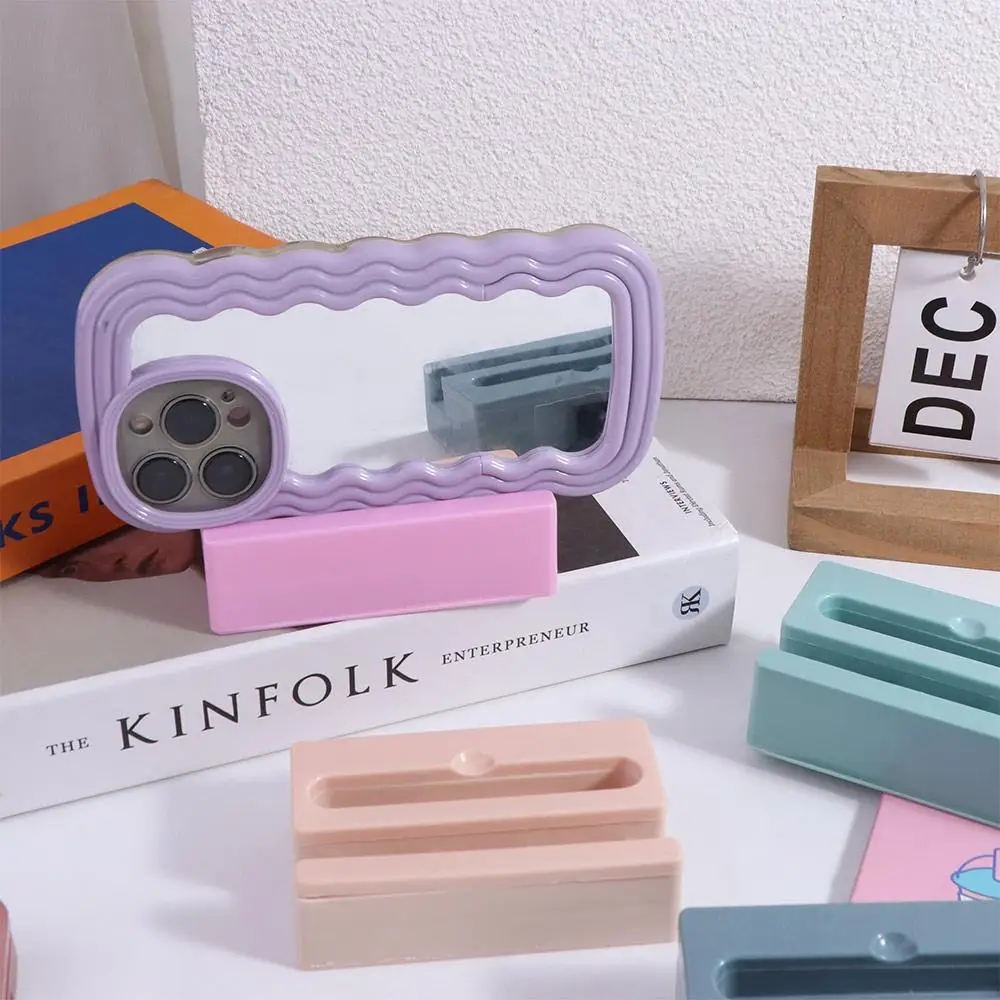 Support de téléphone portable en plastique support de téléphone Vertical Base de haut-parleur support de haut-parleur de téléphone portable décor de bureau multifonctionnel