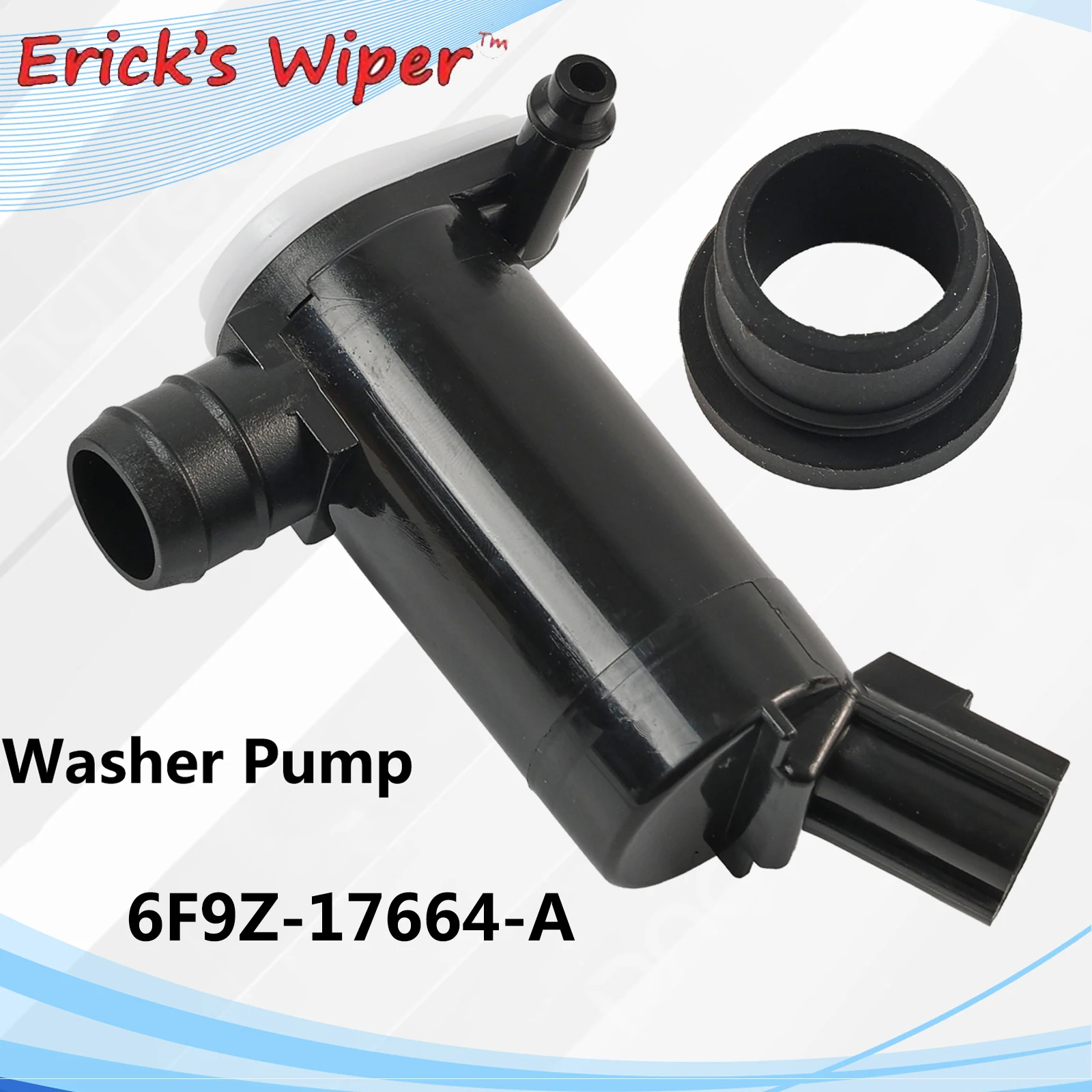 Erick's Wiper Front Windshield Wiper Washer Pump Motor With Grommet For Mercury Montego Monterey Mountaineer OE# 6F9Z-17664-A