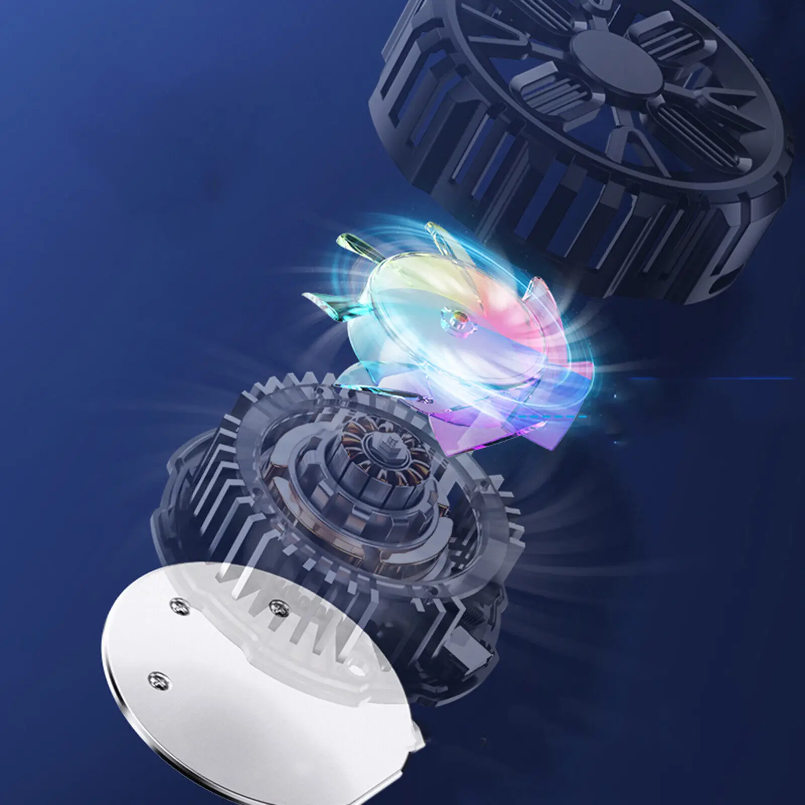Ventilador de refrigeración para teléfono móvil, radiador magnético para sistema de refrigeración de teléfono PUBG, disipador de calor fresco para teléfonos móviles, tabletas, accesorios