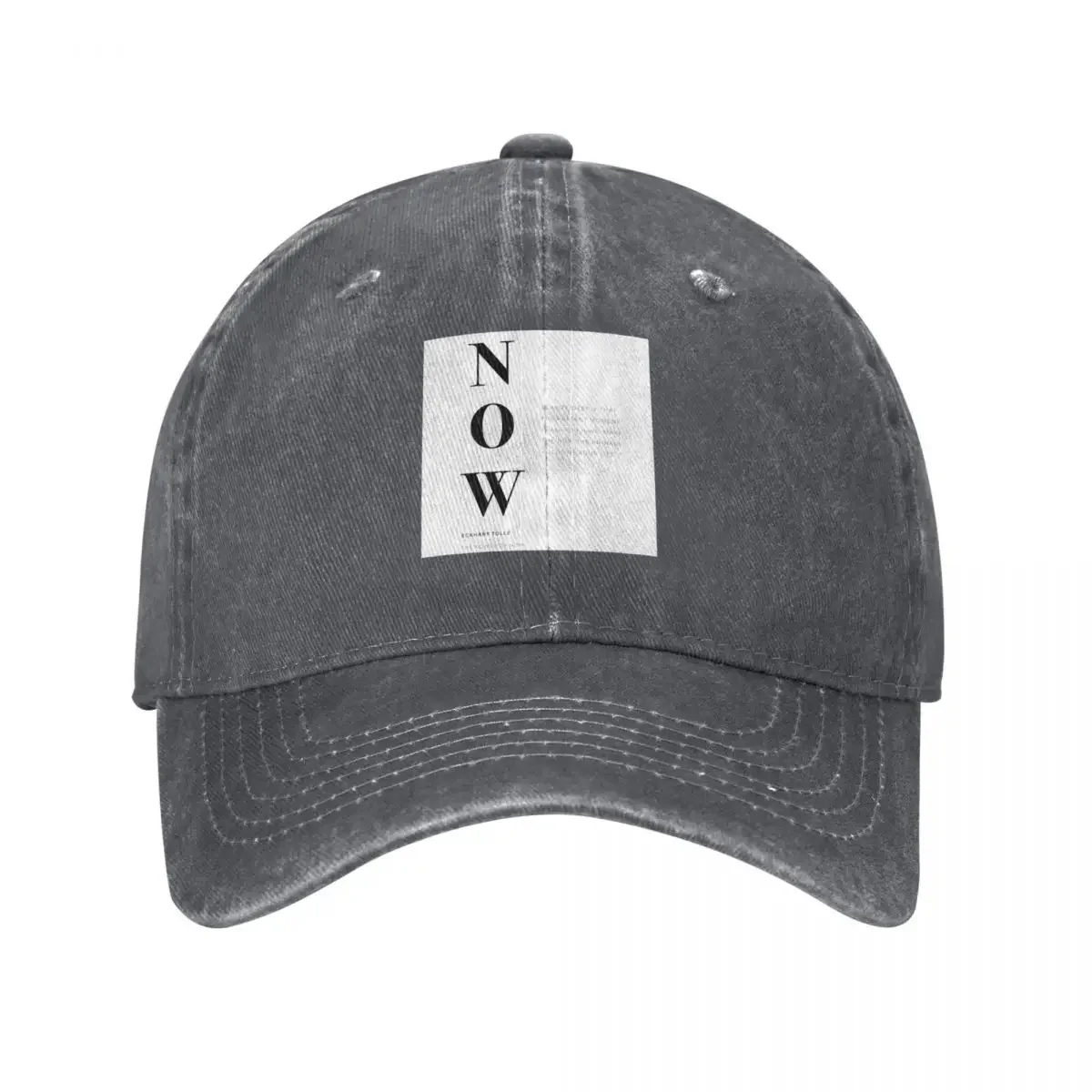 Now, The Power of Now by Eckhart Tolle Book quote Baseball Cap Hood Rugby Women Hats Men's