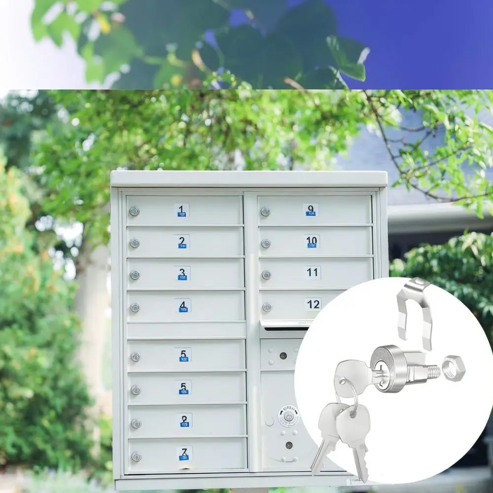 Cabinet Drawer Mailbox Security Lock For LIKAYO Replacement Cylinder Zinc Alloy Furniture Hardware Durable Access