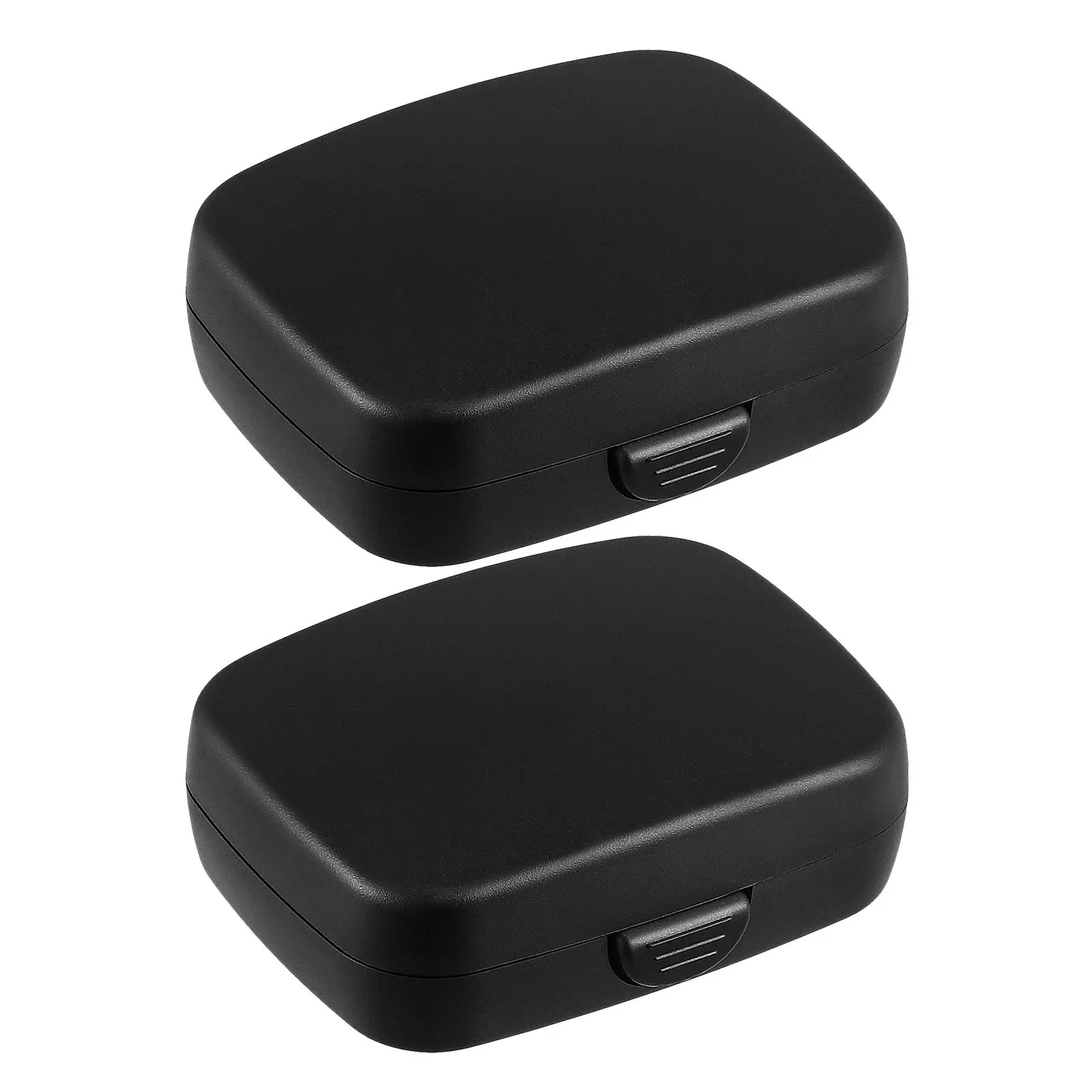 

2 шт. Защитные чехлы для слуховых аппаратов с амортизацией, жесткие, водонепроницаемые, карманные, для путешествий