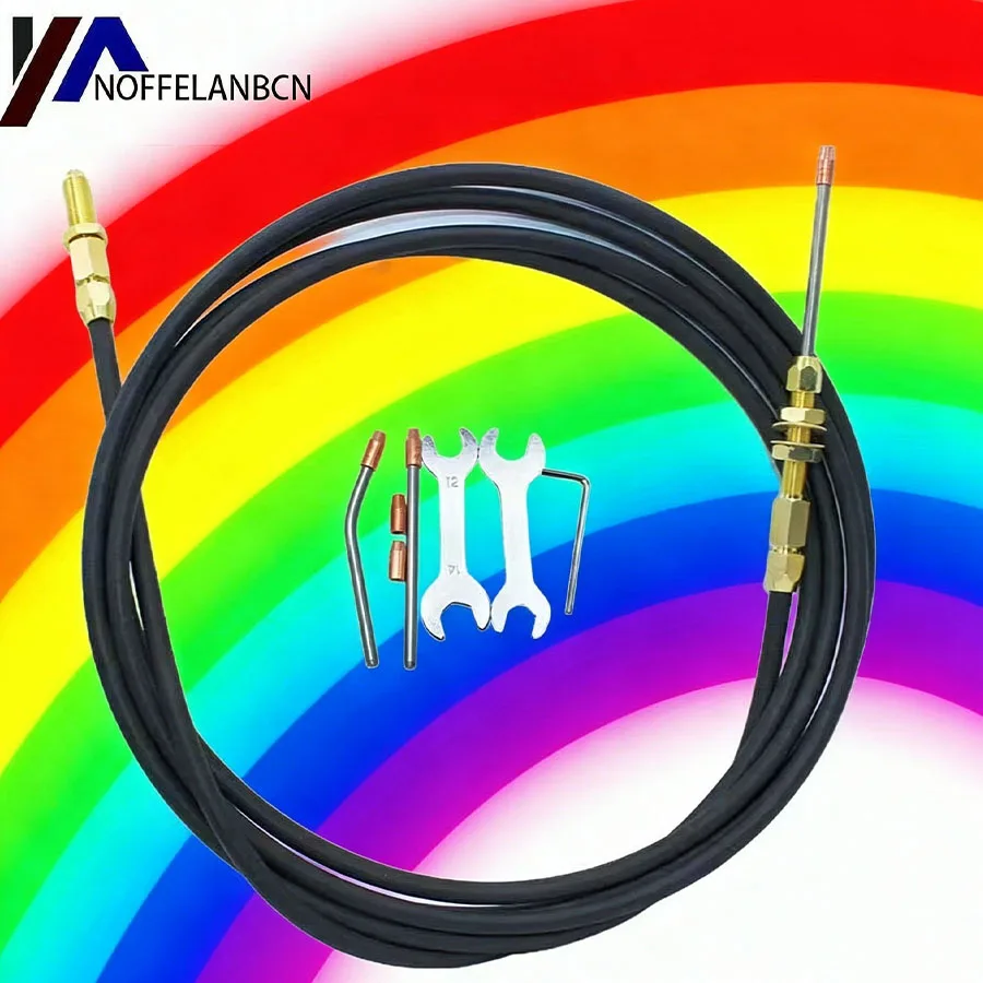 Handheld laser welding aluminum graphene wire feeding tube with spring aluminum welding wire specialized wire guide tube