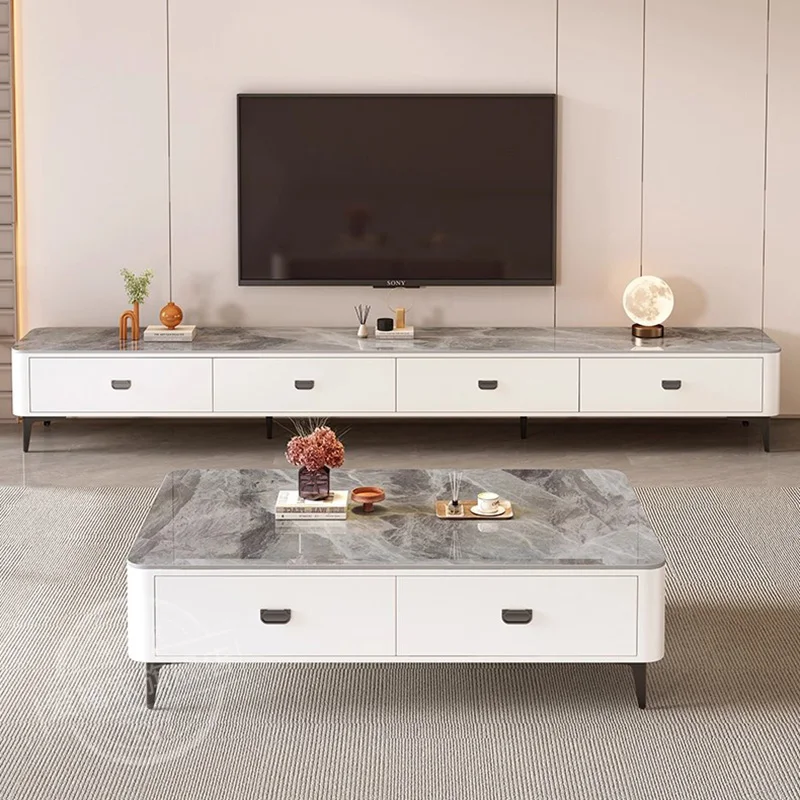 Mobile Modern Tv Table Universal Organizer Storage Designer Drawers Luxury Display Tv Stands Wood Muebles Para Tv Home Furniture