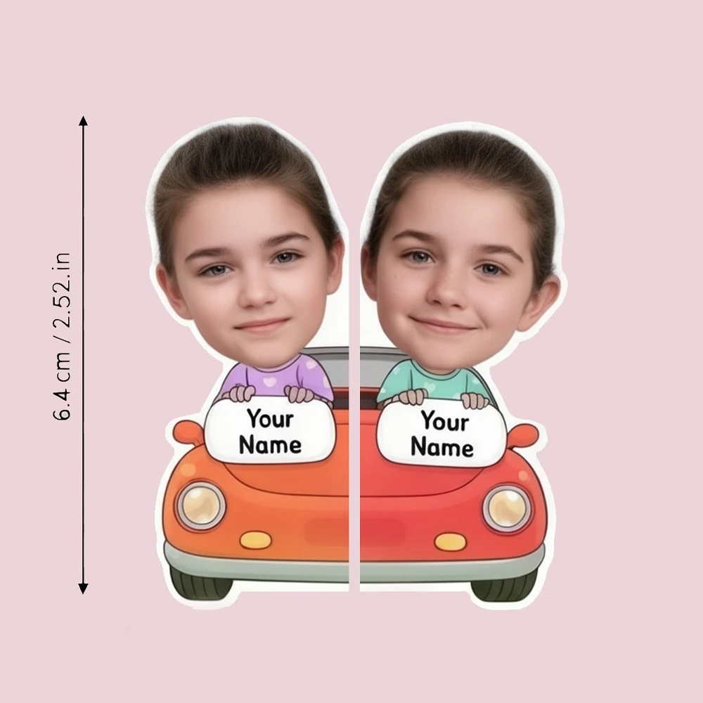 Custom Photo Personalized Split Puzzle Shoe Name Stickers,Back To School Gift, Daycare Students, Sneakers Rain Boots Marking