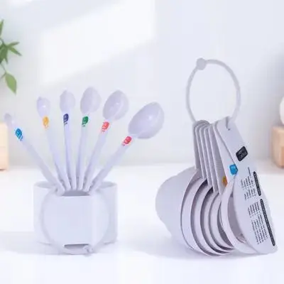 

13 pcs Measuring Cups Spoons Set Lightweight Stackable Kitchen Utensils For Baking Cooking Portable Food Grade Measuring Tools