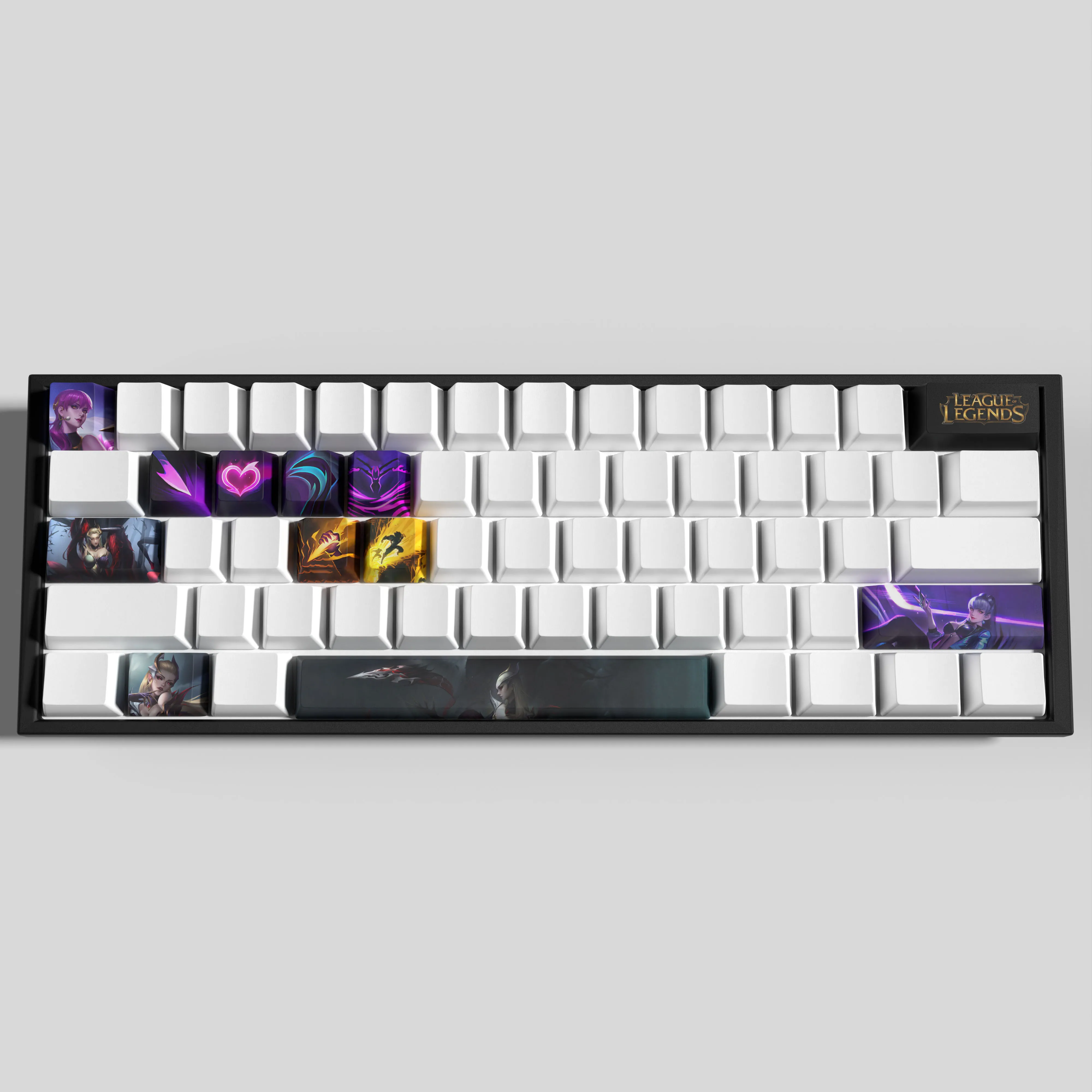 Evelynn keycaps League of Legends Evelynn keycaps  game keycaps OEM Profile 12keys PBT dye sub keycaps