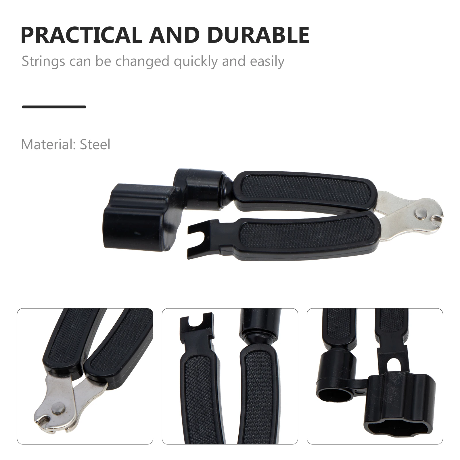 

Guitar Knob String Winder Set Steel Replacement Part Stringed Instrument Luthier Tool Ukulele Supplies Repair Tools Functional