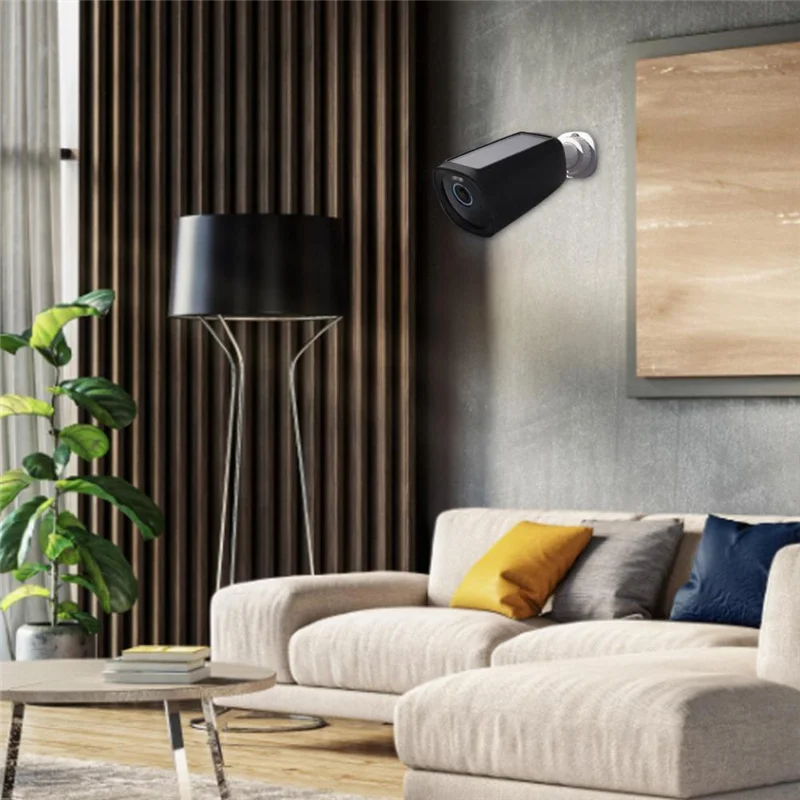 シリコンケース簡単取り付け監視カメラ保護ケース Eufy セキュリティ Eufycam S330-BCBW と互換性あり