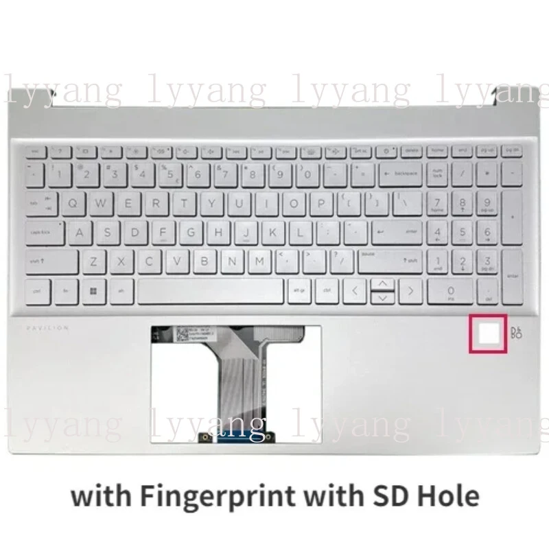 

f Backlit Keyboard for HP Pavilion 15-EG 15-EH TPN-Q245/Q246 2021 M08920-001 w/FRP