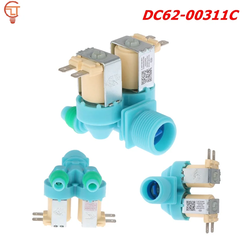 

Dc62-00311C Double Head Water Inlet Valve C-225/19-a01 Water Inlet Solenoid Valve For Washing Machine