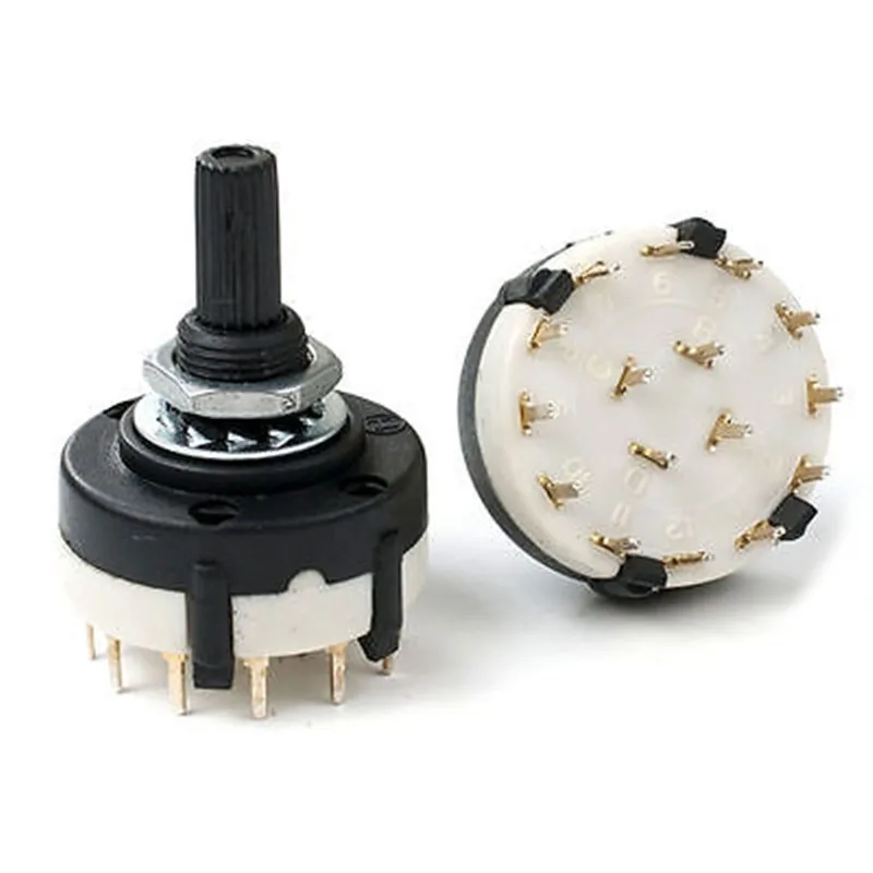 RS26 4 Pole 2 Position PANEL Custom Wiring ROTARY SWITCH 4P2T