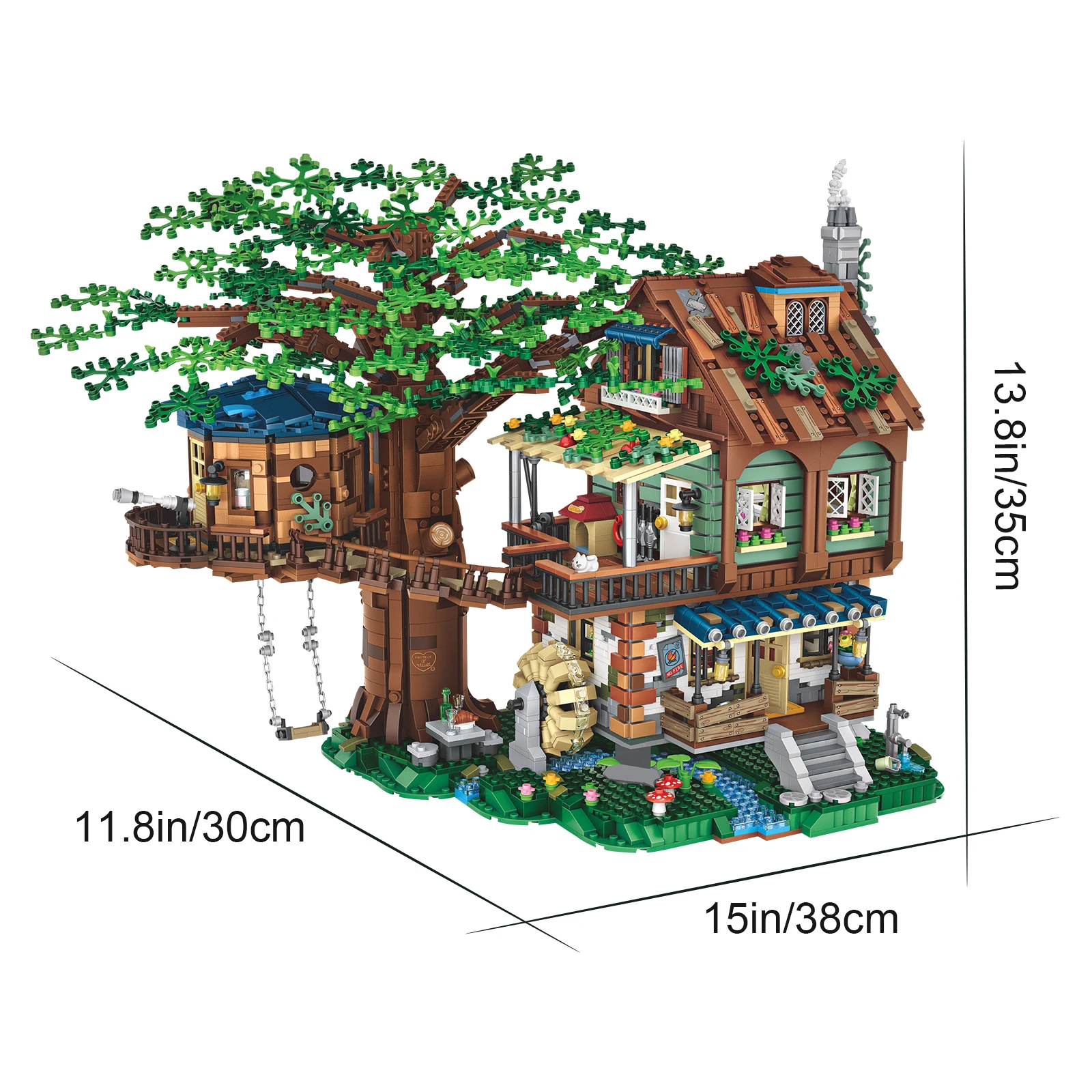 4761 PCS Tree House Building Blocks Set di mattoni idee MOC fai da te modello giocattoli educativi per bambini compleanno natale ragazzi regalo In magazzino