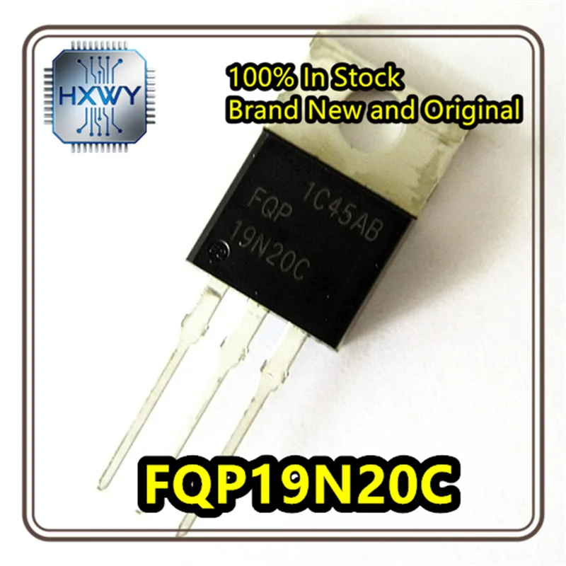 (10/50 pieces) FQP19N20C FQP19N20 Through-hole TO-220 19A 200V MOSFET, Brand New Original, In Stock, Electronic Equipment