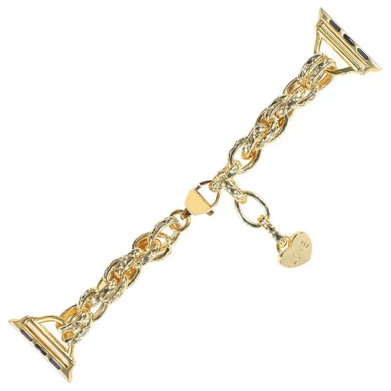 Metal Strap for Apple Watch Band 45mm 41mm 44mm 42mm 40mm 38mm 49mm Luxury Watchband for iWatch 9 8 7 6 SE Ultra 5 4 3 2 1