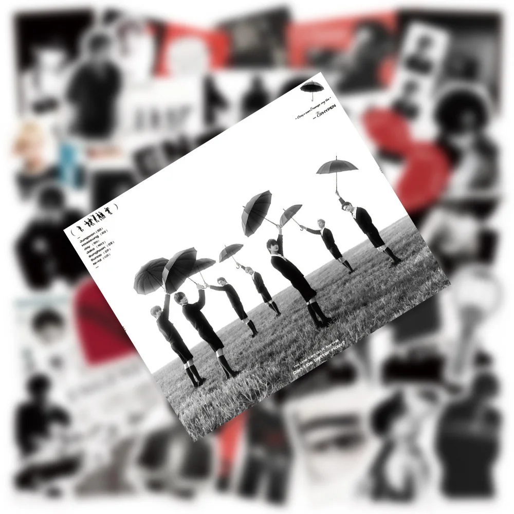 50 قطعة جديد KPOP-ENHYPEN كوريا هيسونغ جاي جيك سونغون جونغون ني-كي ألبوم صور صندوق أعمى المحمول ملصقات الظهر #5