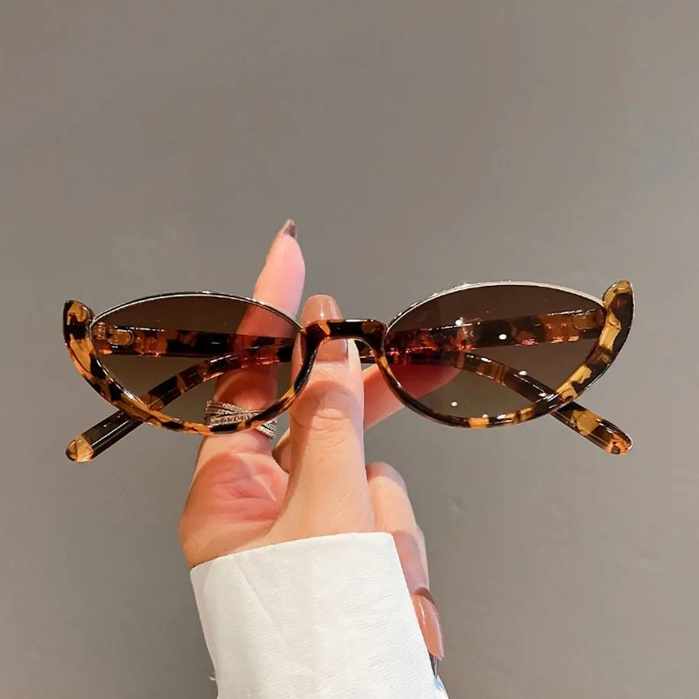 Vintage Brillen Damen Herren Halbrahmen Cat Eye Sonnenbrille Shades Sonnenbrille Brillen & Accessoires