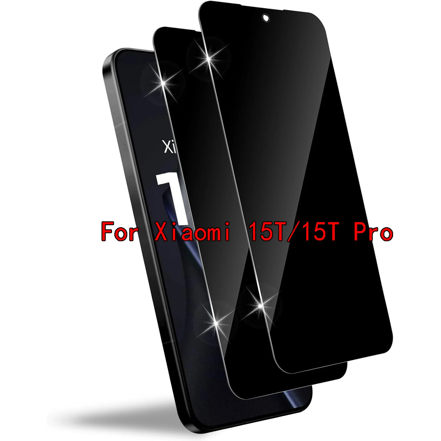 

2Pcs 9H Screen Protector For Xiaomi 15T /15T Pro 5G Privacy Tempered Glass