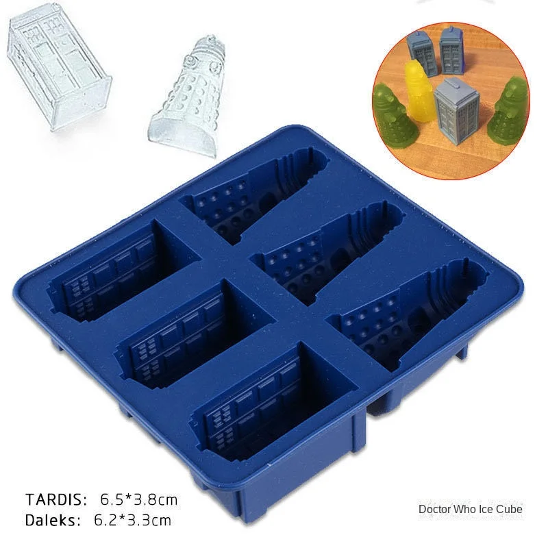 New Ice Cube Maker Ice Cube Mold Food Grade Tray 14*15cm Multifunctional Candy Jelly Chocolate Baking Mold Kitchen Tool