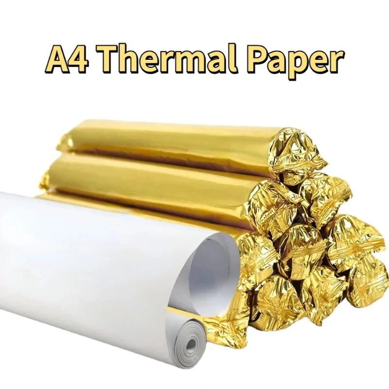 Thermal Printing Paper 210*30mm A4 Thermal Paper for A4 Wireless Bluetooth A40/X8 Printer Paper Roll