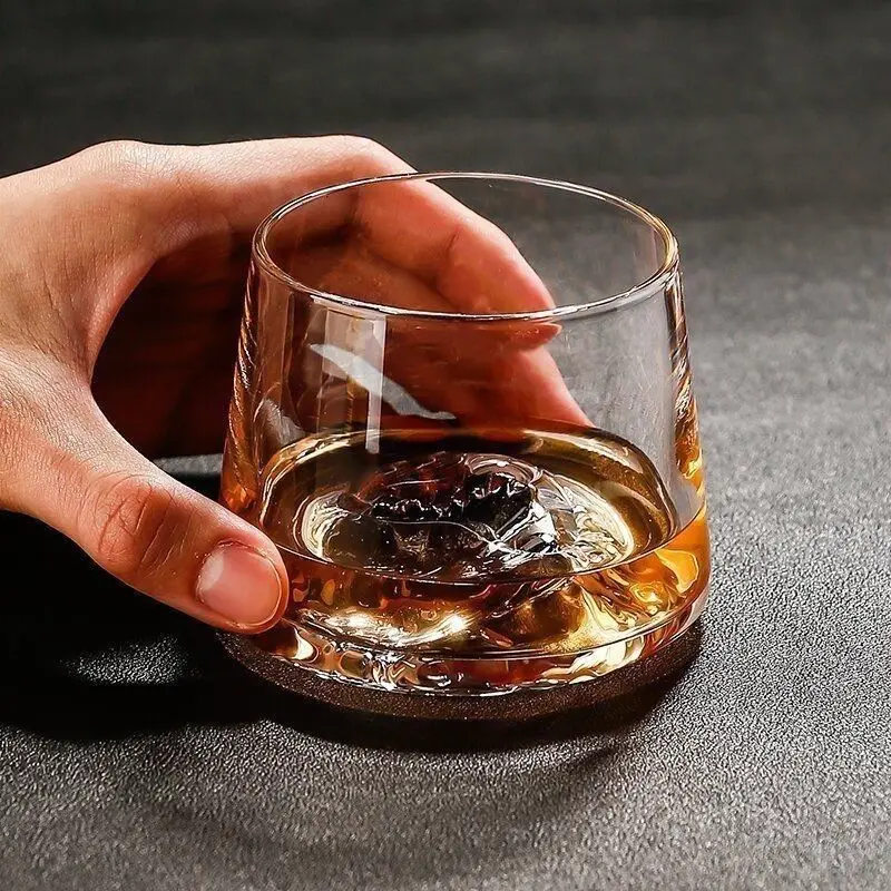 Taza de whisky de cristal, vaso de licor japonés, vaso de hielo transparente, adecuado para vodka, licor, Tequila, Shochu, cóctel