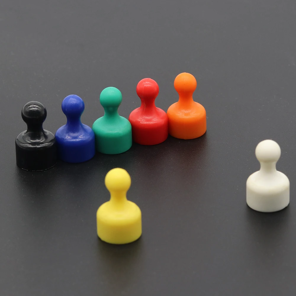 10Pcs 12X20 mm Push pin Office Strong Small Round Magnetic Magnets Cones magnets Super Magnet pinboard Chess Magnetic push pins