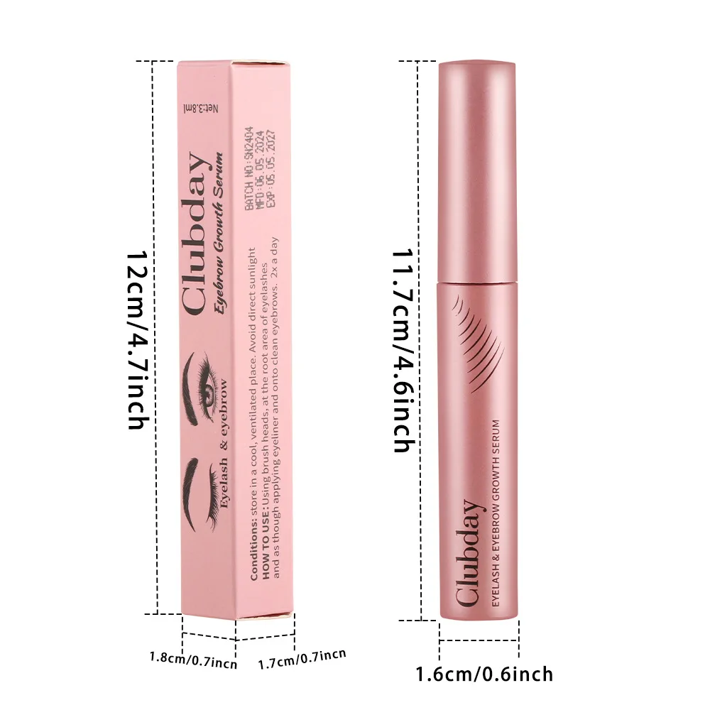 MISS ROSE Fast Eyelash Brow Growth Serum Naturalne rzęsy Eyebrow Make Up Enhancement Lift Wydłużenie Grubsze oczy Serum do włosów