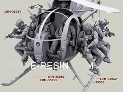 1/35  Resin Figures Assembled Model Kits Modern Hobby Miniature Statue US Army Helicopter Crew 6 Figures Unassambled Unpainted