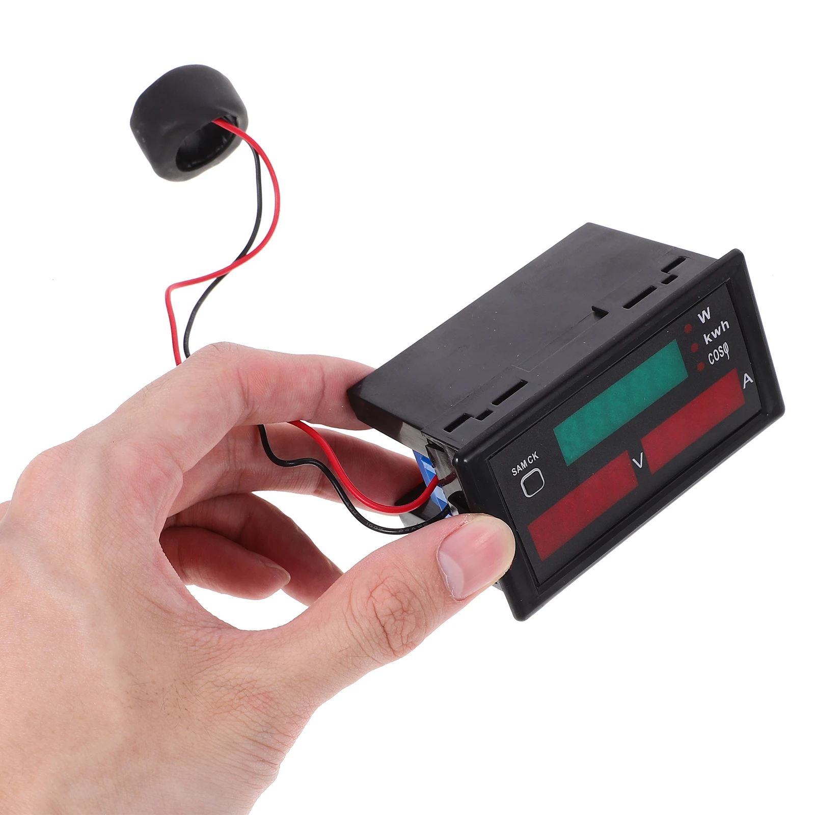 

Digital AC Voltage Current Meter LED Display Tester 80-450V 0-100A Multi Function Voltmeter Ammeter Energy Monitor