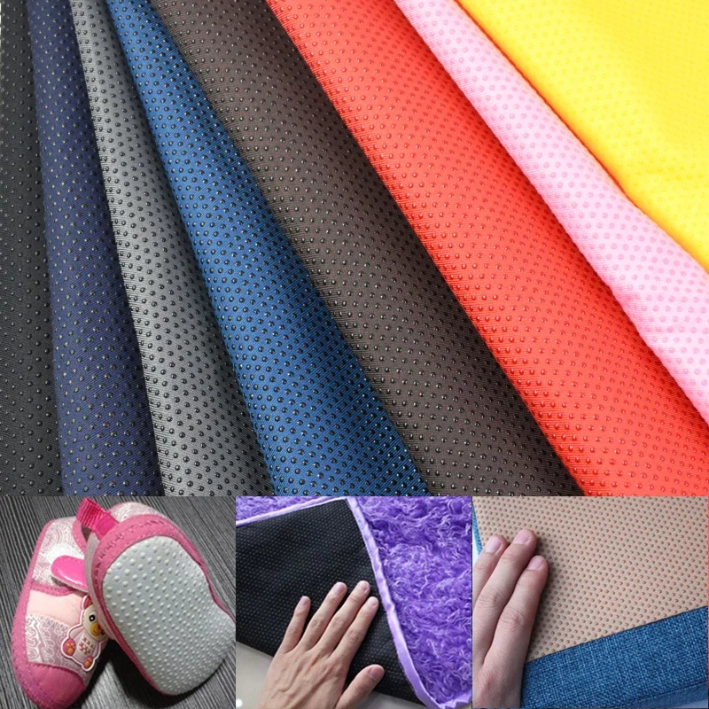 

Meetee 50x150cm/100cmx150cm Anti-Slip Fabric Non-slip Rubber Dots Cushion Cloth DIY Carpet Seat Silicone Face Sewing Accessory