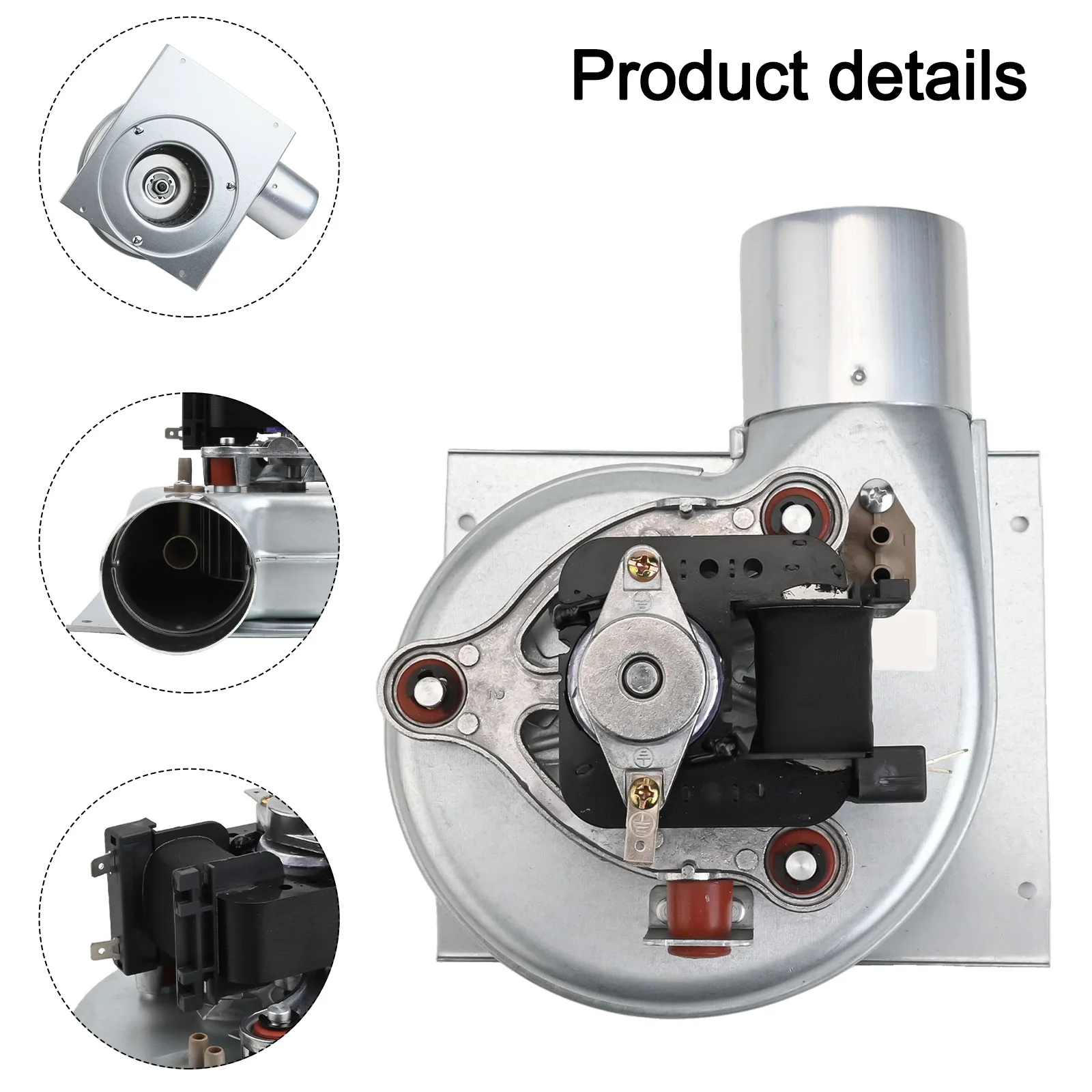 1Pcs 35W 220V Fireplace Blower Fan High Temperature Resistance Low Noise Wall-hung Boiler Accessories Universal-Shaded-pole Fan