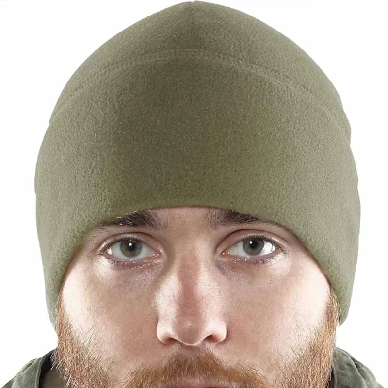 Motorcycle Helmet Inner Cap Hat Tactical Military Skull Beanie Hat Warm Balaclava Fleece Cap Thermal Head Cover Cycling Bonnet