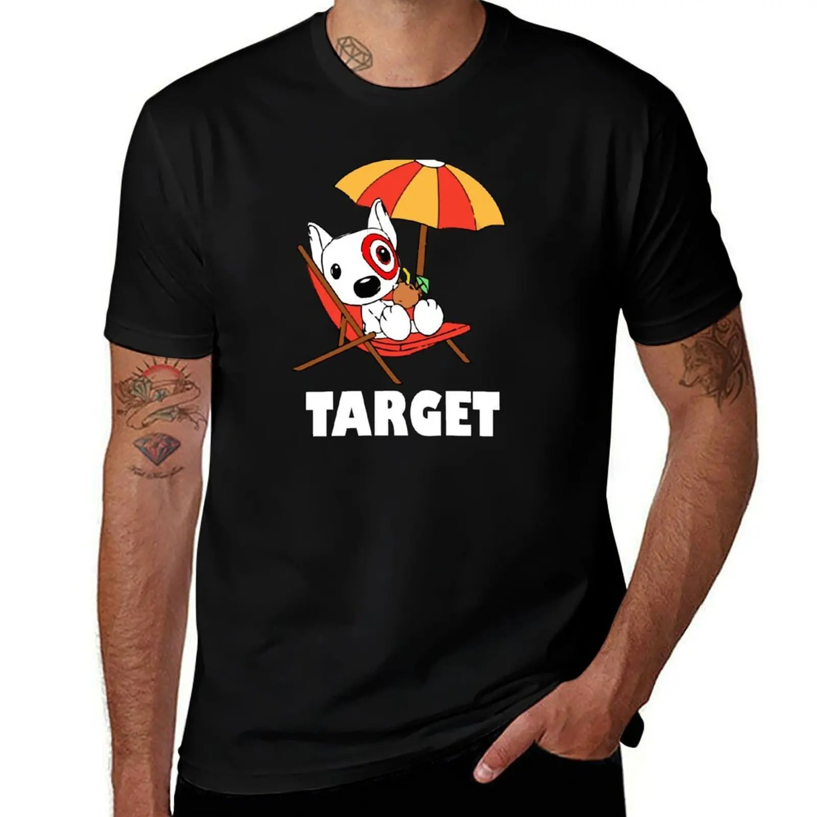 My Happy Place (TARGET) T-Shirt Fashion Graphic Tee for Men T-Shirt