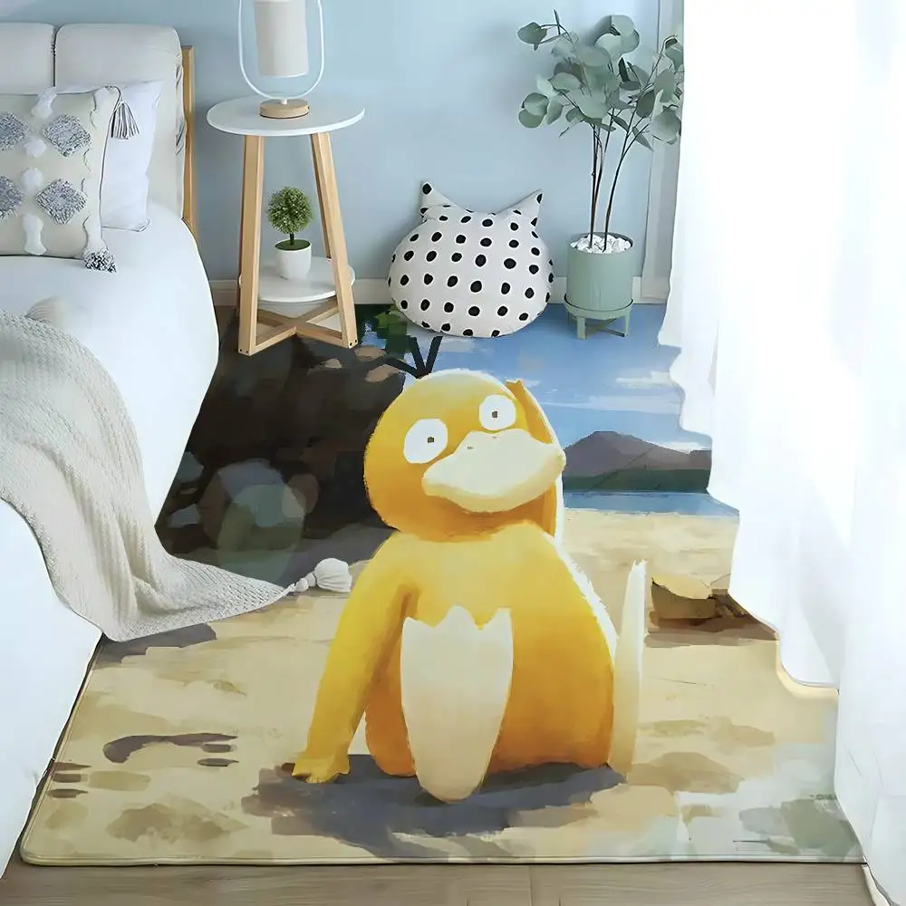 Psyducks Floor Mats Home Laundry Rug Carpet For Living Room Decor Lounge Area Anti-slip Foot Mat Entrance Doormat