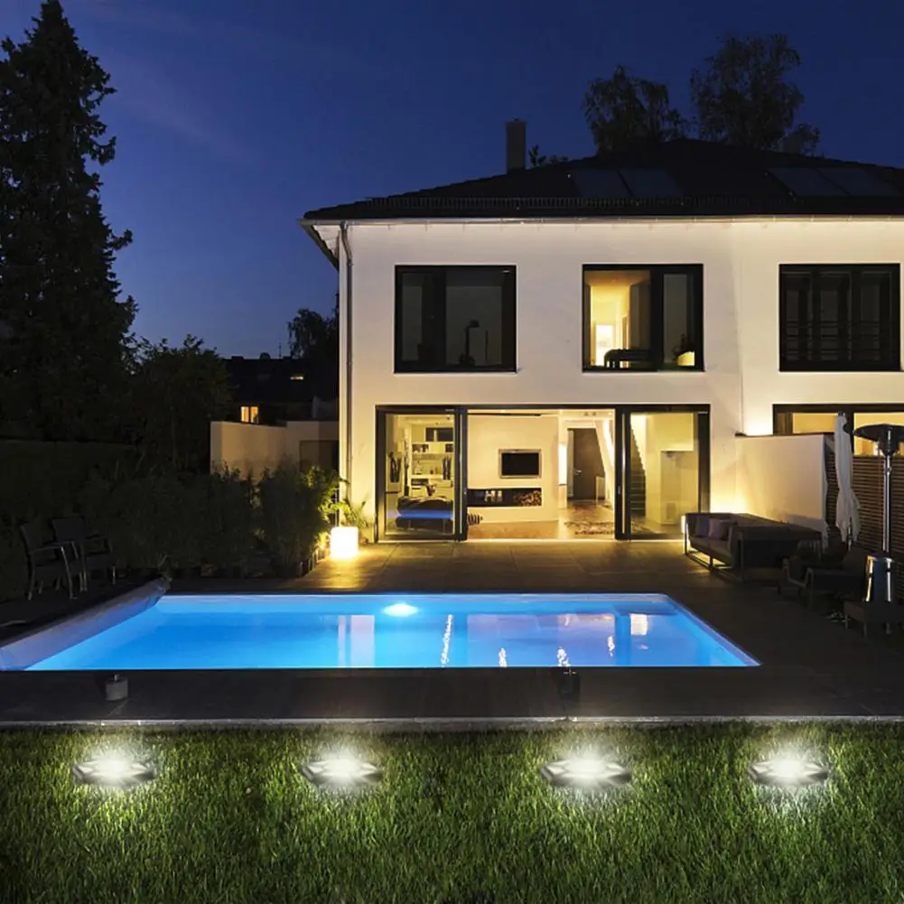 Wireless Solar Light Outdoor Solar Light Super Bright Outdoor Solar Pathway Garden Ground Lamp with Sensor for Simple