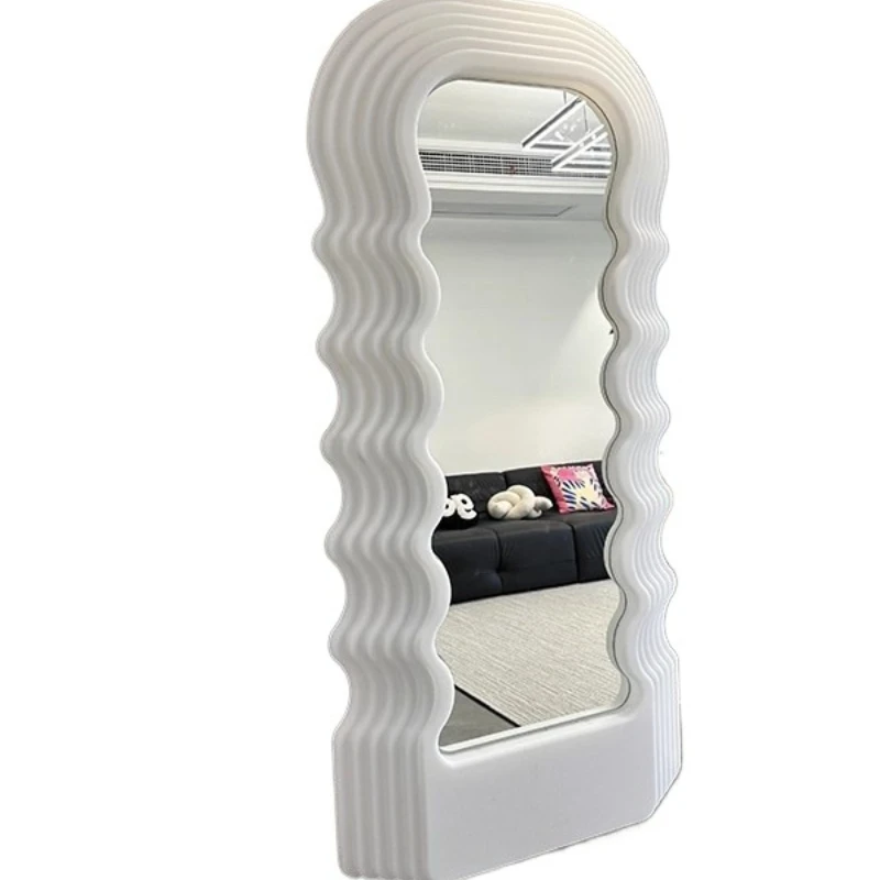 

Modern Bedroom Home Cloakroom Mirror Clothing Store Floor-to-ceiling Lighted Fitting Mirror