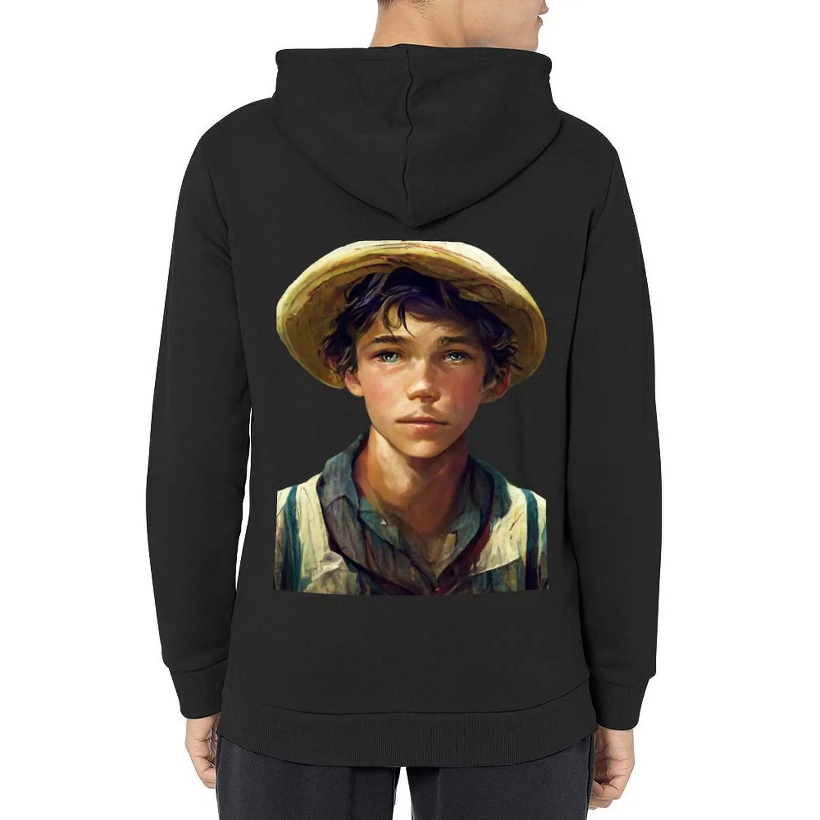 

Huckleberry Finn Hoodie aesthetic clothing men's sweat-shirt mens clothes blouse tracksuit men