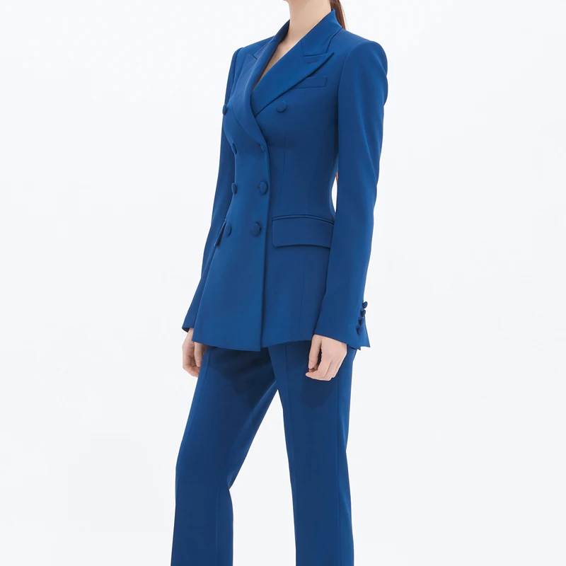 women's suit Fashionable suit jacket Summer women's clothing Trouser suit Business interview work clothes Office partyWomen 2024