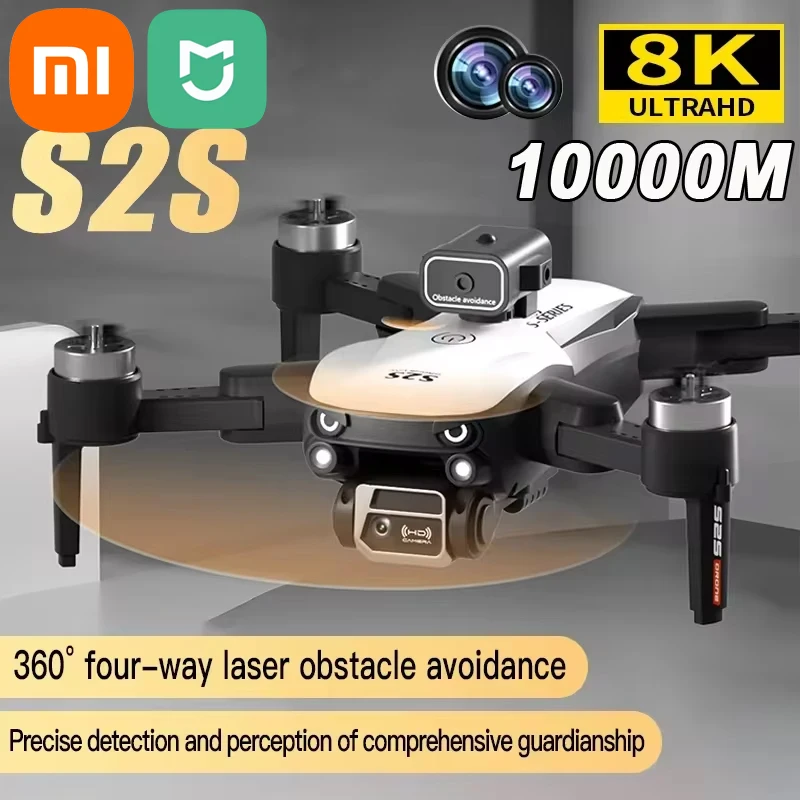 

Xiaomi Mijia S2S 8K GPS HD Aerial Photography Dual-Camera Omnidirectional Obstacle Brushless Avoidance Drone Toys Quadcopter