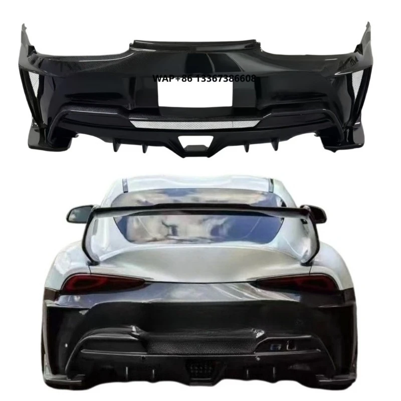 

New High Quality Wet Carbon Fiber Bolt-On Rear Bumper