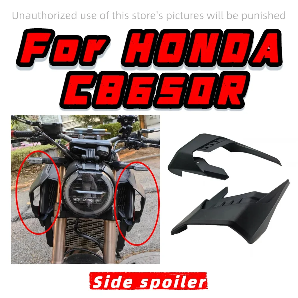 

For Honda CB650R 17-23 years modified air intake cover wind knife fixed wind wing body side spoiler side wind wing