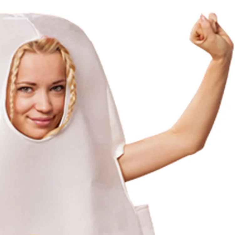 مضحك البيض تأثيري حلي لoween الكبار اللعب أداء الغذاء الملابس Accory حب الشباب إزالة الندبات Frely Made Simp Sui