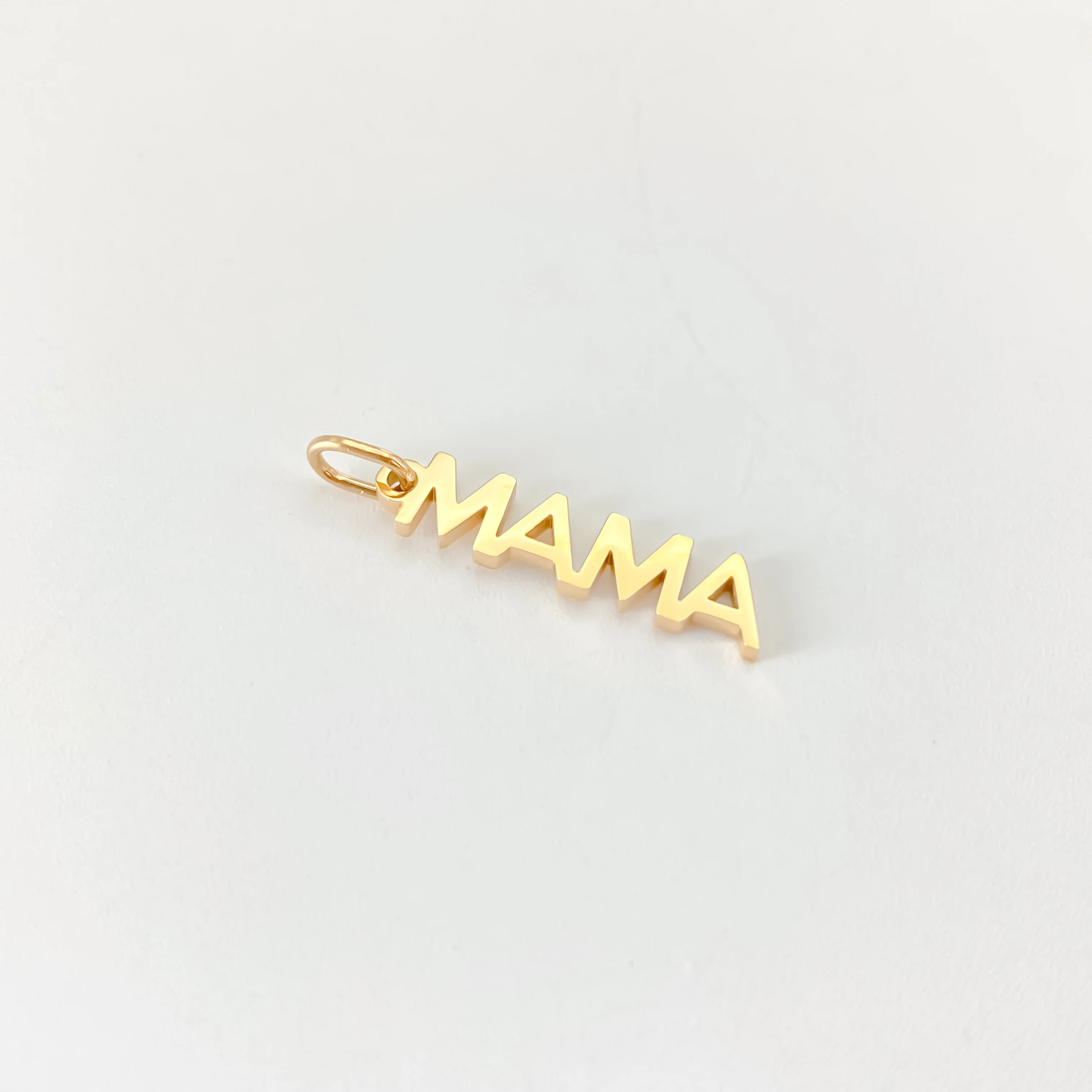 ماما الحب DIY سحر الفولاذ المقاوم للصدأ مجوهرات اكسسوارات قلادة بحرف زوجين تذكارية هدية عيد الأم مصنع الموردين